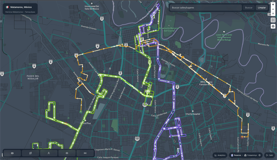 Peseros Dashboard